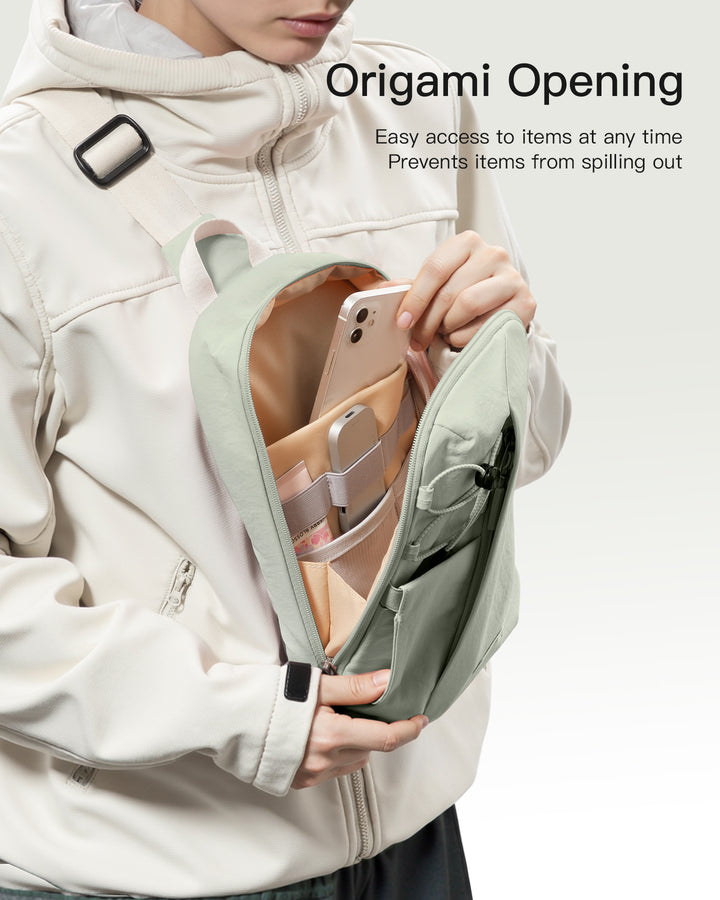 Inateck Sling Bag with RFID Blocking, Spacious Crossbody Shoulder Chest Everyday Carry Bag, Water-resistant, FB01003