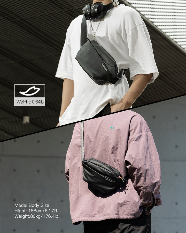 Inateck Stylish Sling Bag Crossbody Chest Bag with Spacious Orderly Storage, LB03014