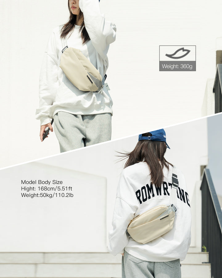 Inateck Stylish Sling Bag Crossbody Chest Bag with Spacious Orderly Storage, LB03014