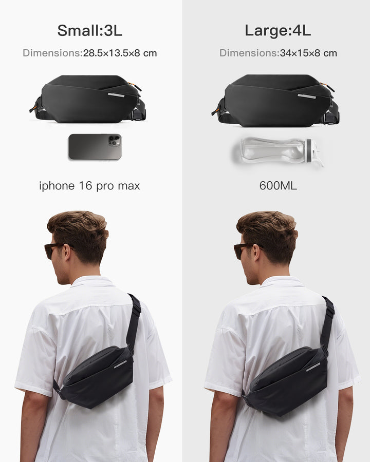 Inateck Stylish Sling Bag Crossbody Chest Bag with Spacious Orderly Storage, LB03014