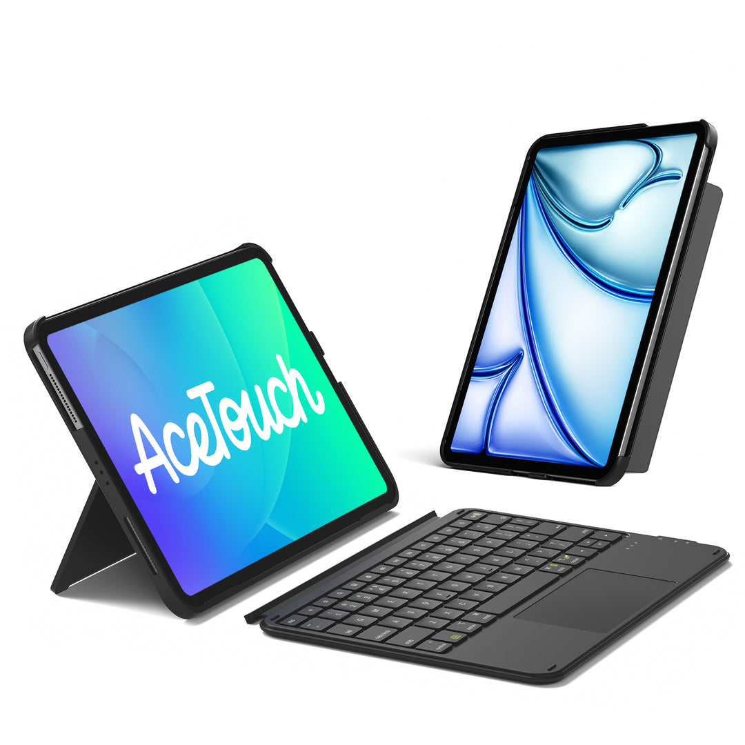 Inateck Ultralight Keyboard for iPad (A16) 11th/10th Gen 2022 (11/10.9 inch), Air 11" M4 2026/M3/M2, Air 5/4th, Pro 11 4/3/2/1th, KB04122