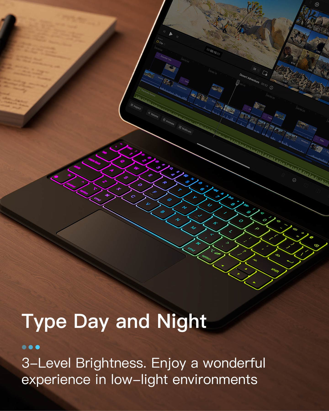 iPadアクセサリー iPad Keyboard 11 ( pro11, air4,5) inateck-keyboard-KB09117-