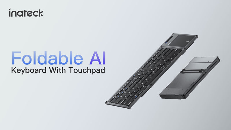 AI Foldable Keyboard, Bluetooth, Compatible with iOS, Android, Windows, KB06101