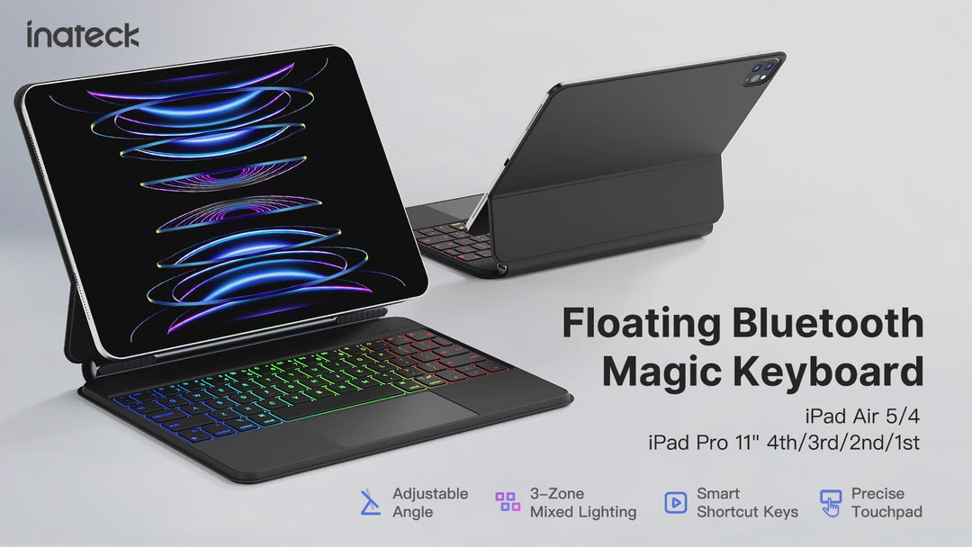 iPad Pro 11（4,3,2,1）Air（5,4）スマートキーボード_9 Amazon.co.jp: iPad マジックキーボード HOU iPad Air 11インチ