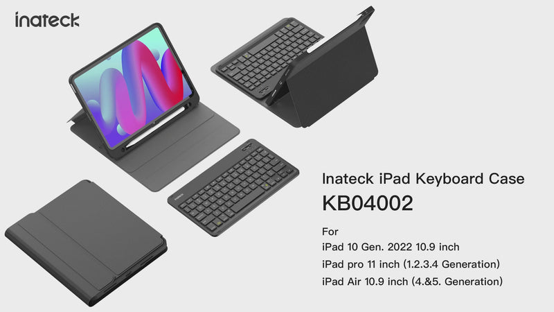 11" Keyboard for iPad 10th, iPad Air 6/5/4, iPad Pro 11", KB04002