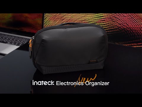 Multipurpose Electronics Organizer with 180° Open, AB03007-S_black