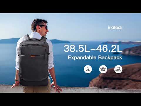 20 46.2L Expandable Splash resistant Carry On Travel Backpack BP03006 Inateck Official